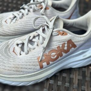 Hoka Rose Gold Mach 5 Athletic Shoes